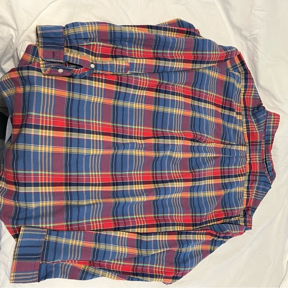 Ralph Lauren Custom Fit Button Down XL Plaid - Picture 3 of 3